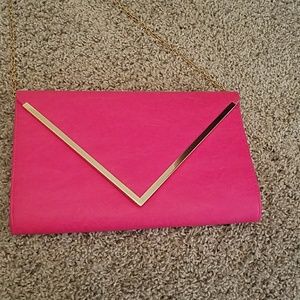 Aldo pink and gold purse or clutch